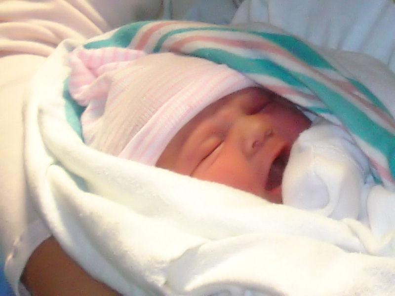 Ella on her birth day