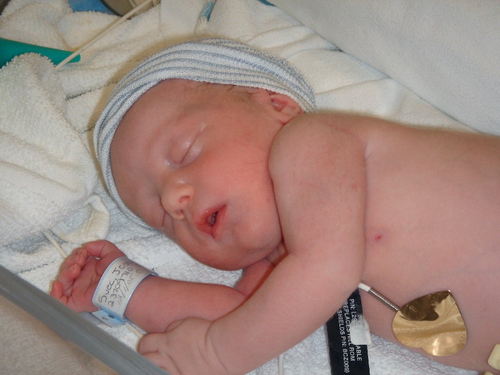 Aiden on his birth day