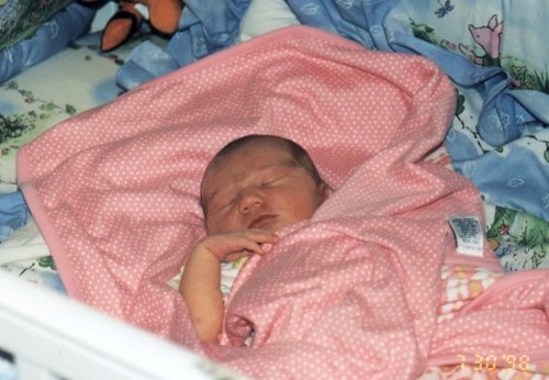 Olivia on her birth day